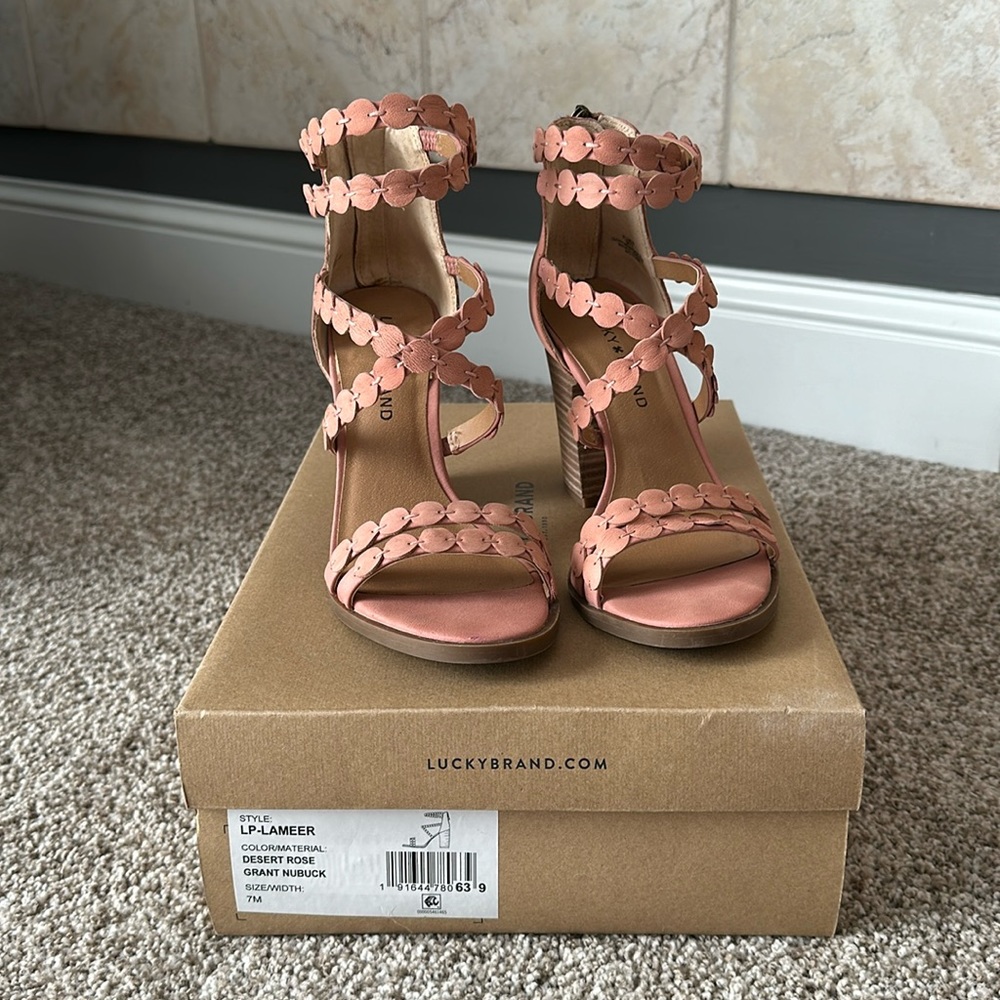 Lucky Brand Lamer Desert Rose Heels